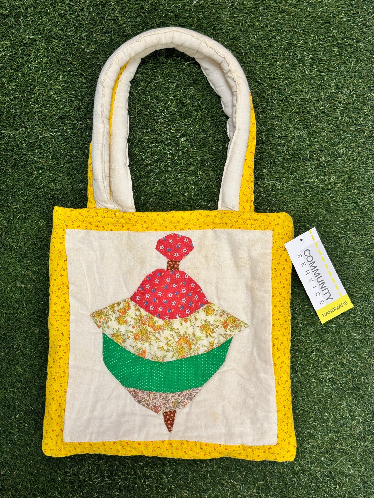 Upcycled Quilted Tote - Dog/Top | MN X Community