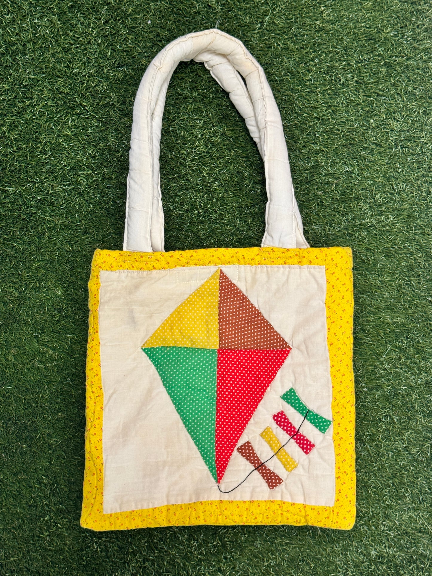 Upcycled Quilted Tote - Sun/Kite | MN X Community
