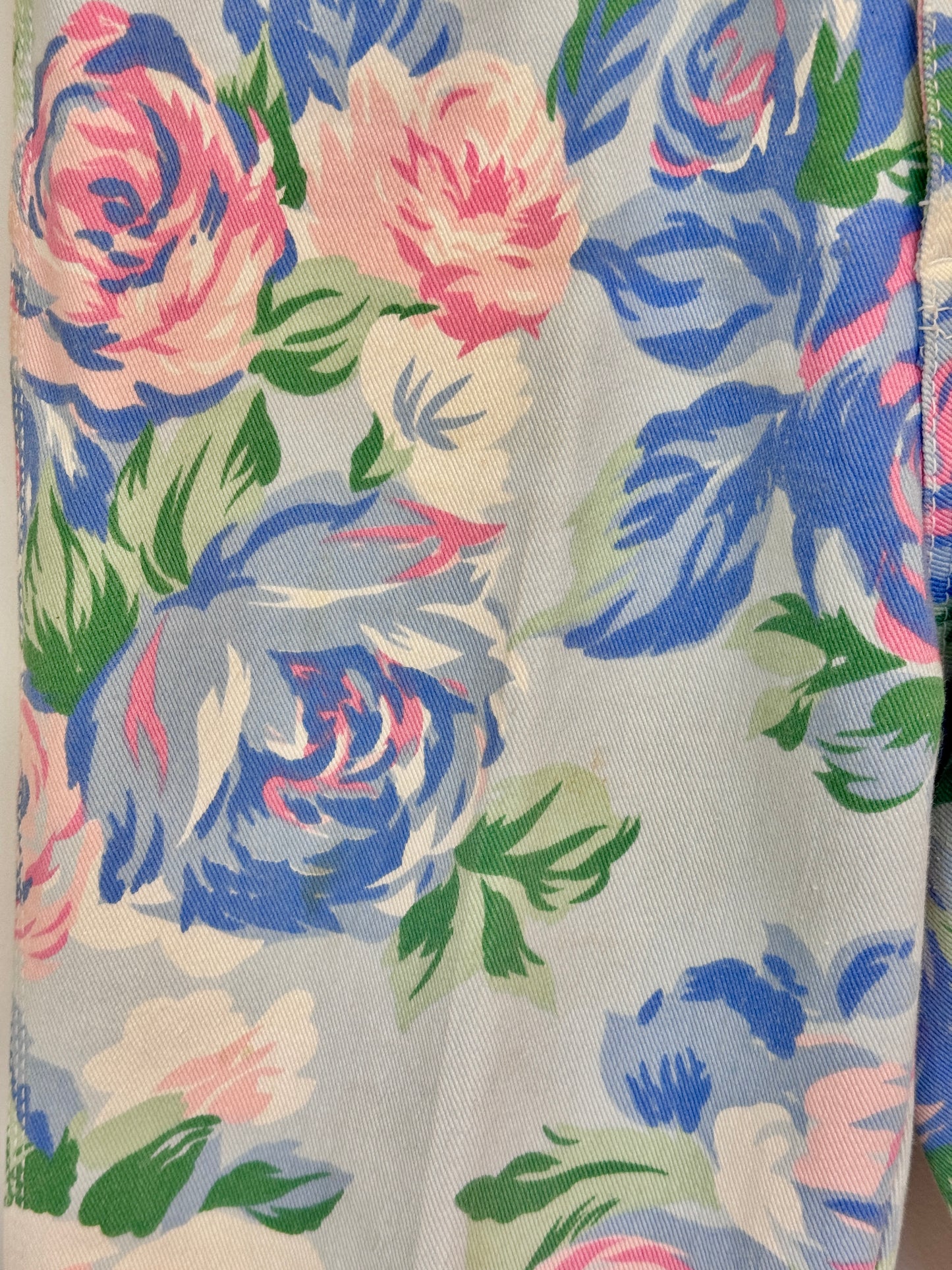 Floral 90's Denim Pants