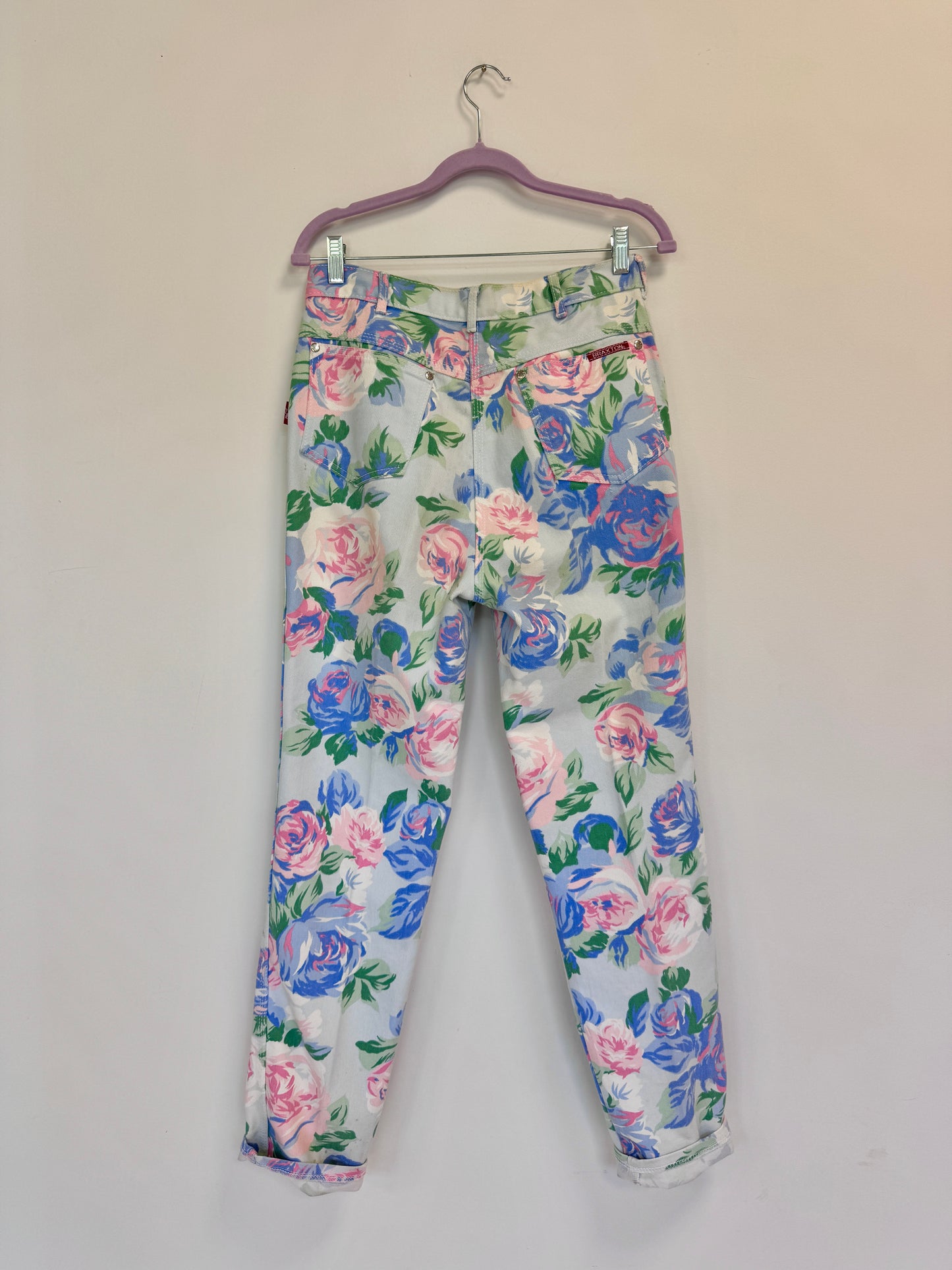 Floral 90's Denim Pants