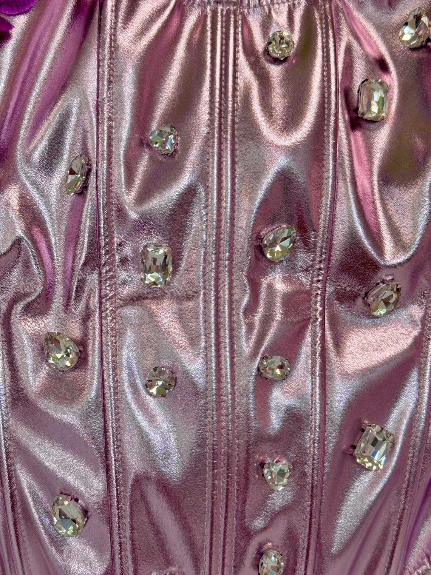 Embellished Flower Corset, Size M/L | Naranja Design