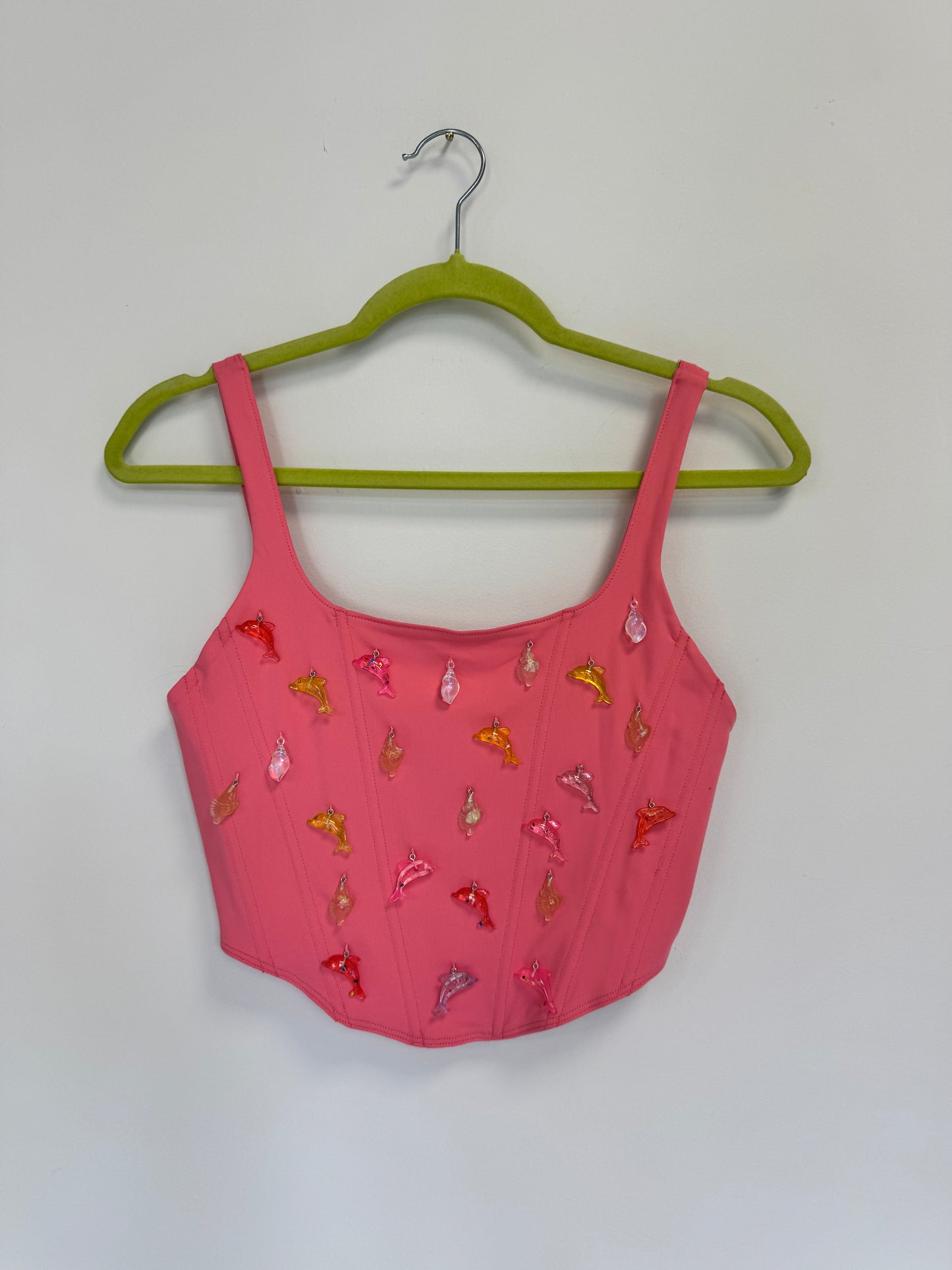 Nautical Charm Embellished Corset, Size M | Naranja Design