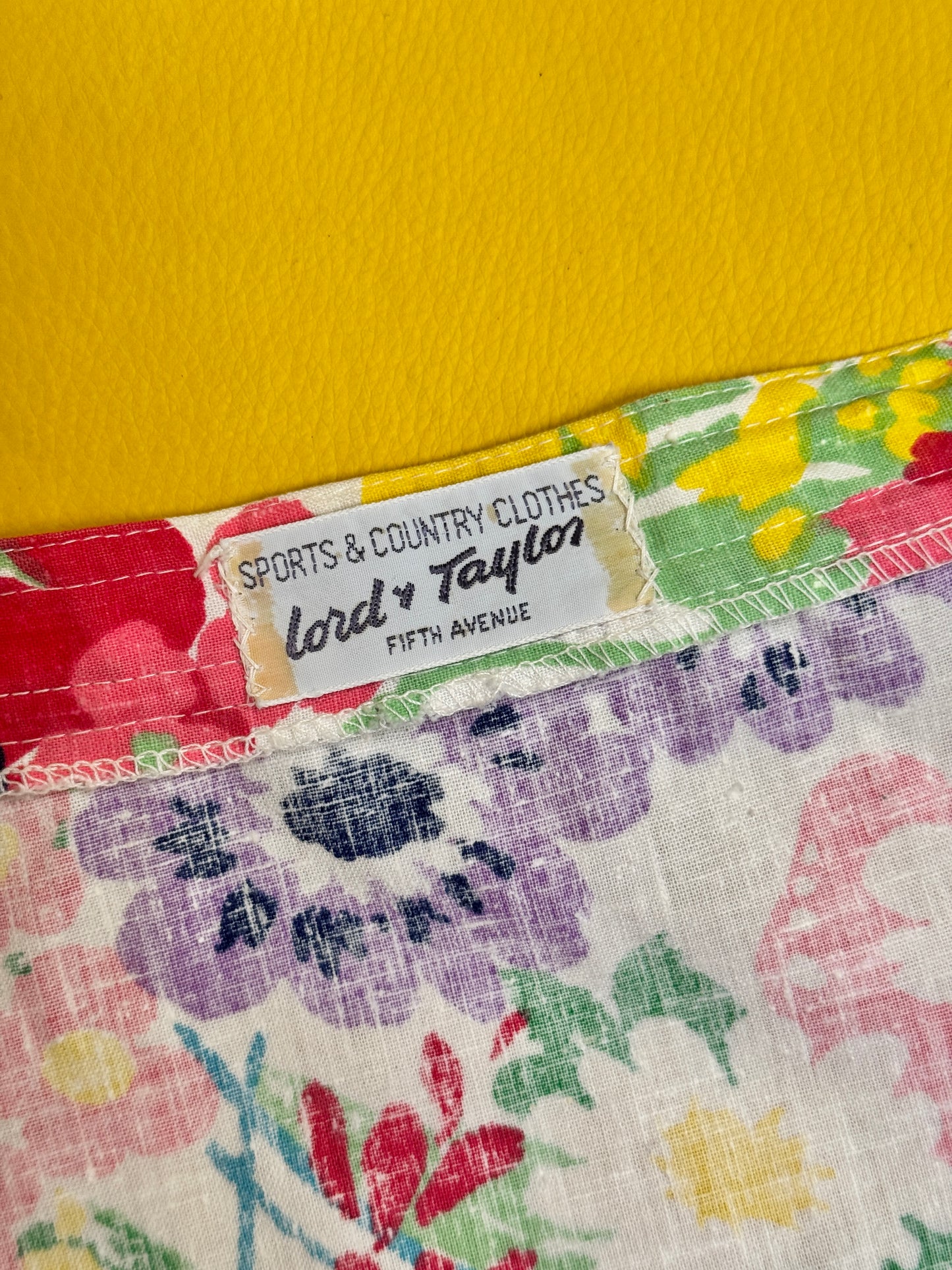 Size L, 31 to 33 Waist Lord and Taylor Floral Midi Wrap Skirt