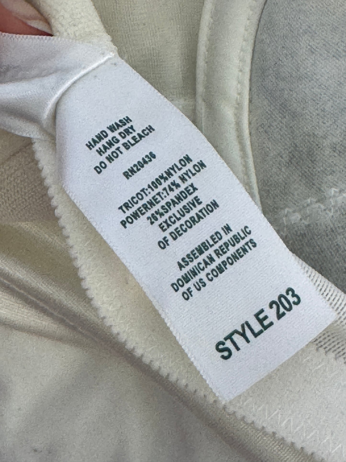 34D Hand-Painted Abstract Bustier | by Michelle