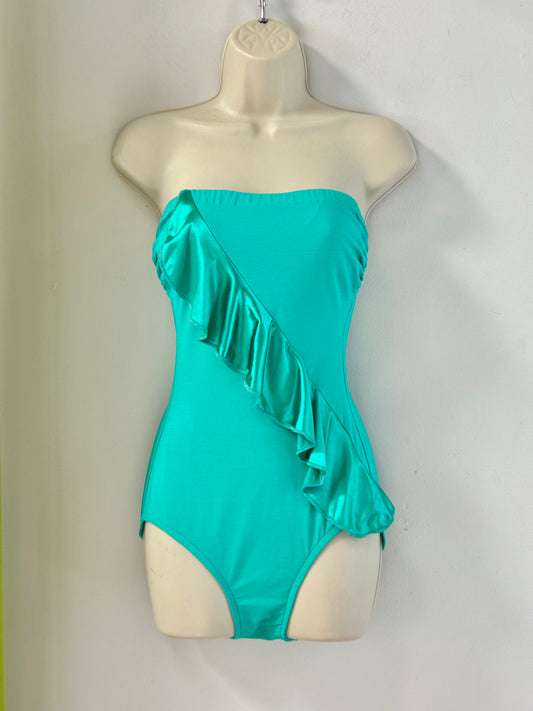 Size S/M, Vintage Mermaid One-Piece Bathing Suit