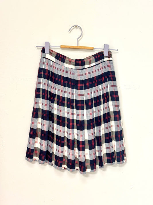Sz XS 90's Plaid Skirt