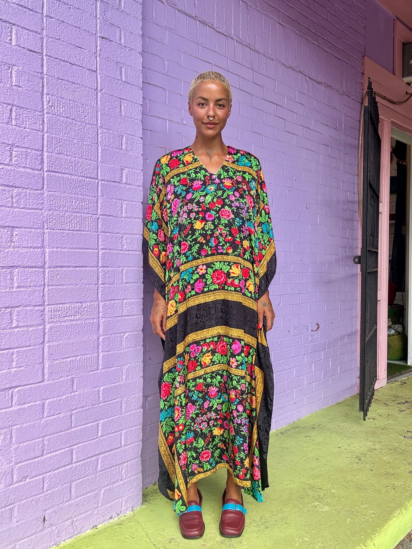 Free Size 80's Floral MuMu