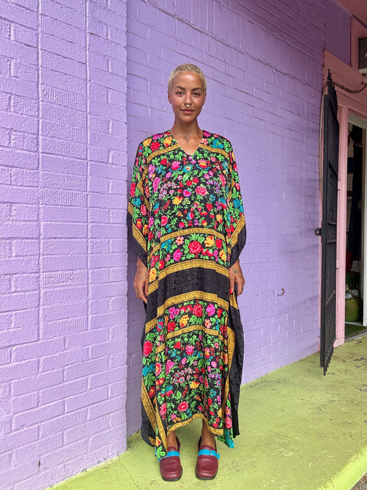 Free Size 80's Floral MuMu