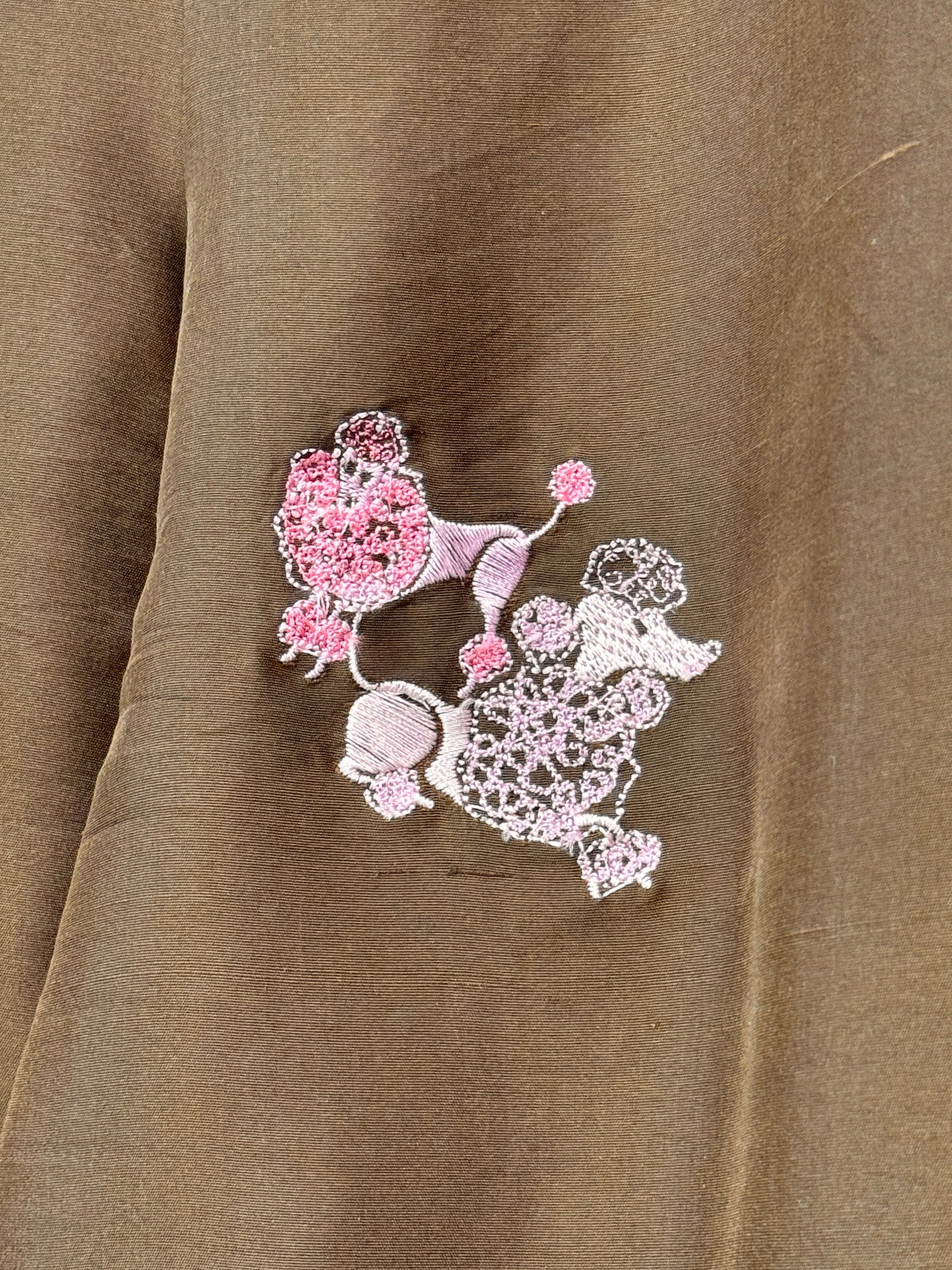 Sz XL 100% Silk Poodle Capris