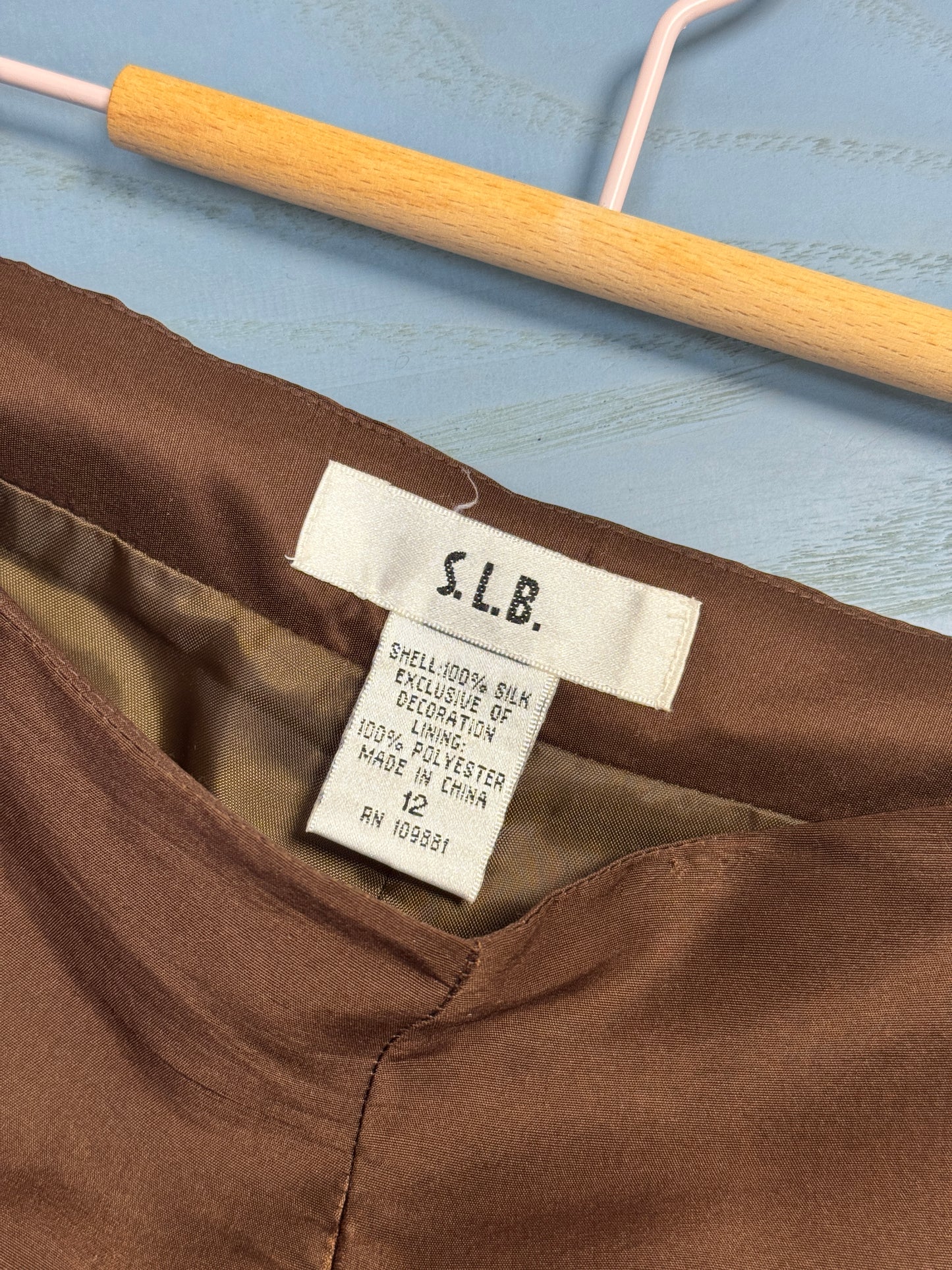 Sz XL 100% Silk Poodle Capris